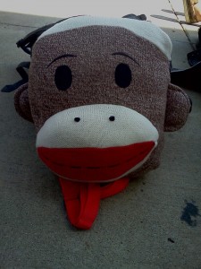 this is her backpack... any questions?